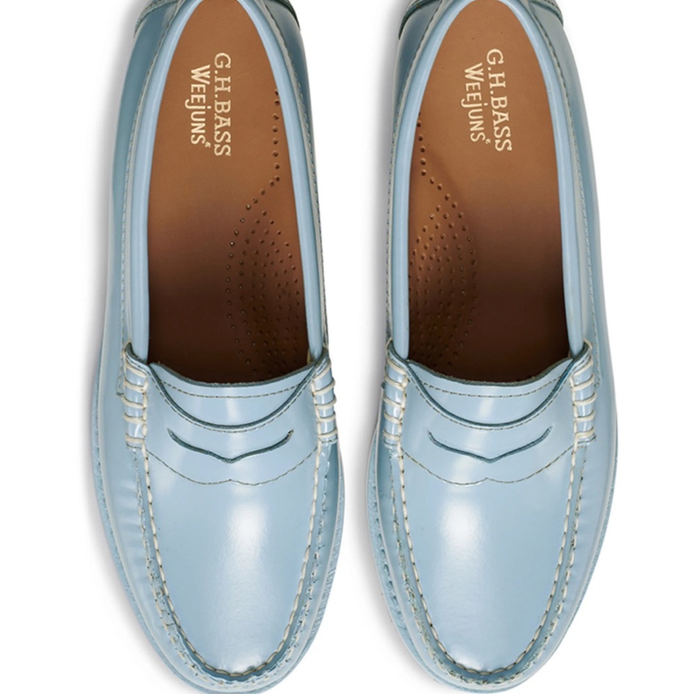 G.H. Bass Weejuns Classic Penny Loafers in Light Blue